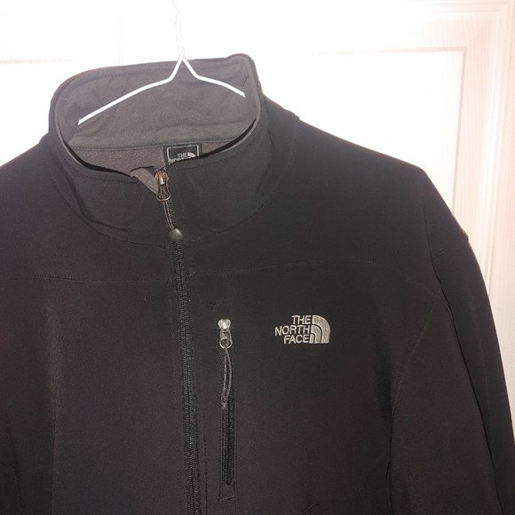 Men's Large North Face Black Apex Jacket - Picture 2 of 6